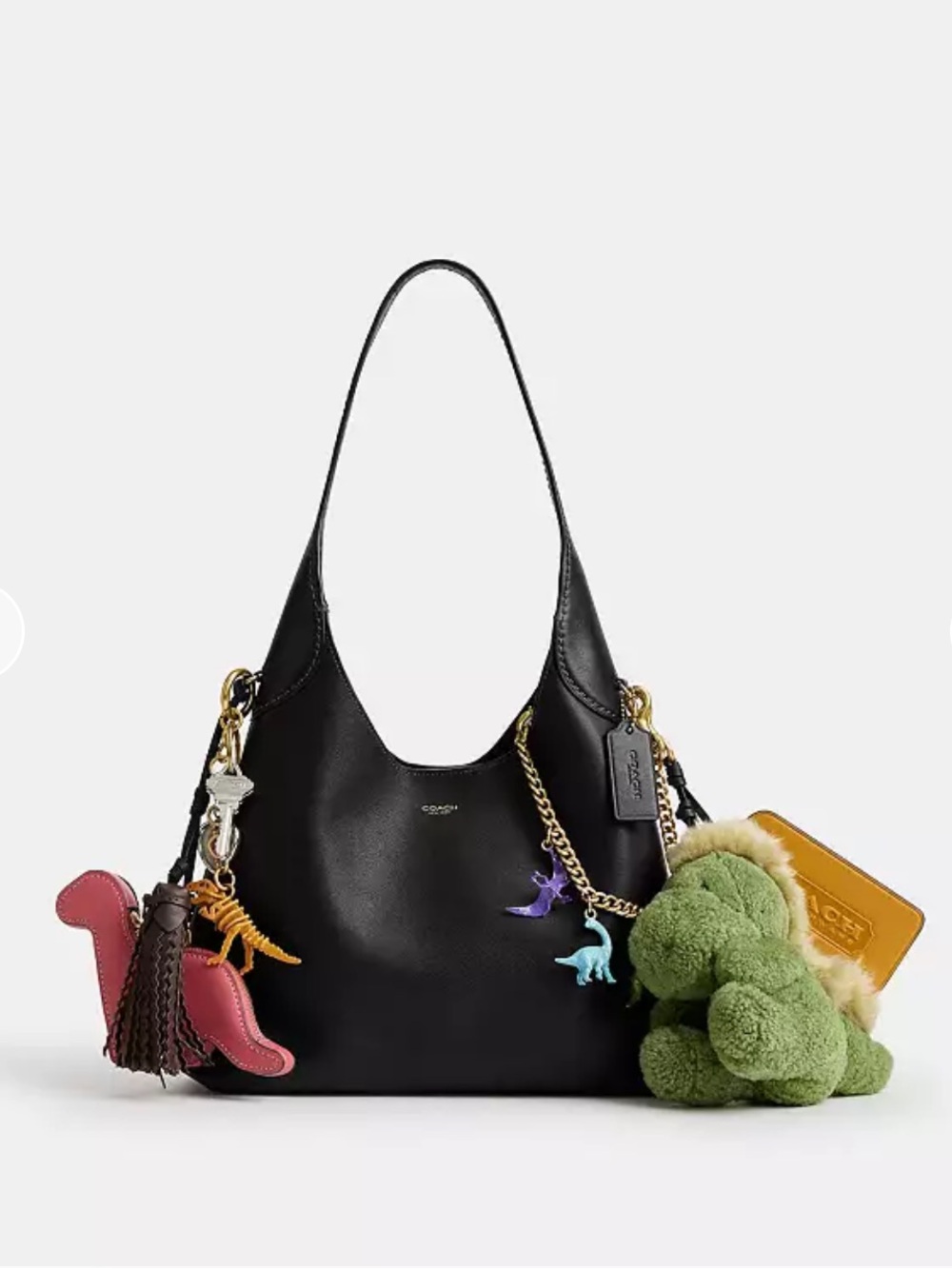 Coach Rexy 10th Birthday Brooklyn Shoulder Bag 28 W/Charms NWT*READ DESCRIPTION